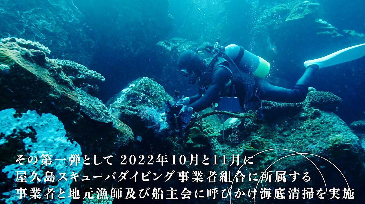 動画）海底清掃