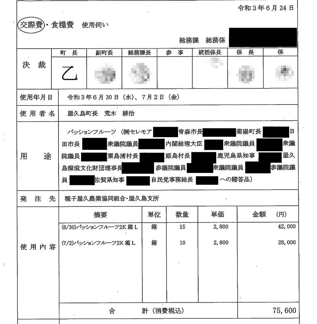令和3年度)交際費使用伺い-6